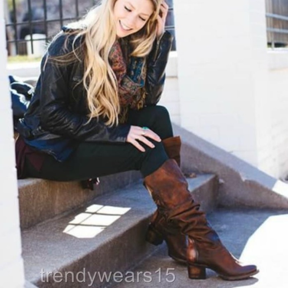 NEW FREEBIRD BY STEVEN FIRE SUEDE TALL CROSS BOOT - Picture 2 of 7